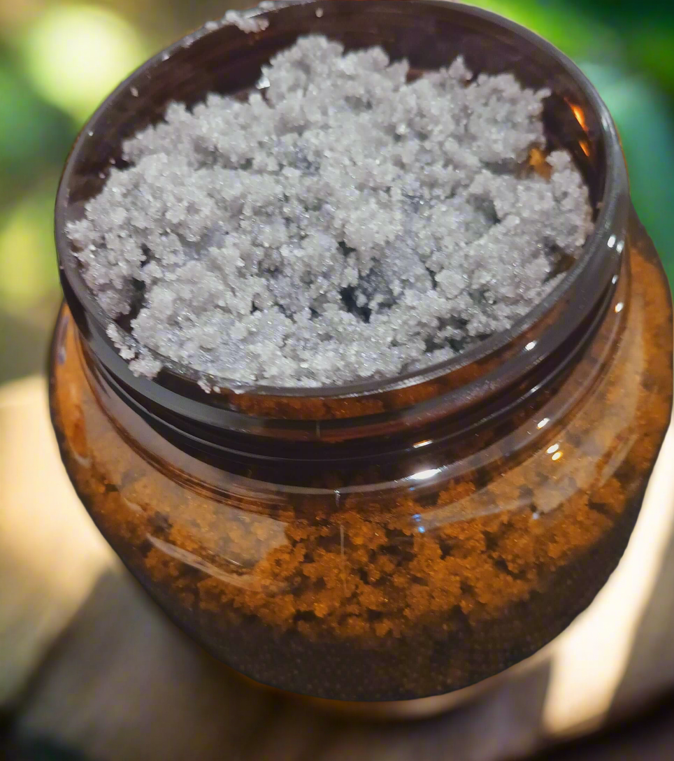 Black ice body scrub