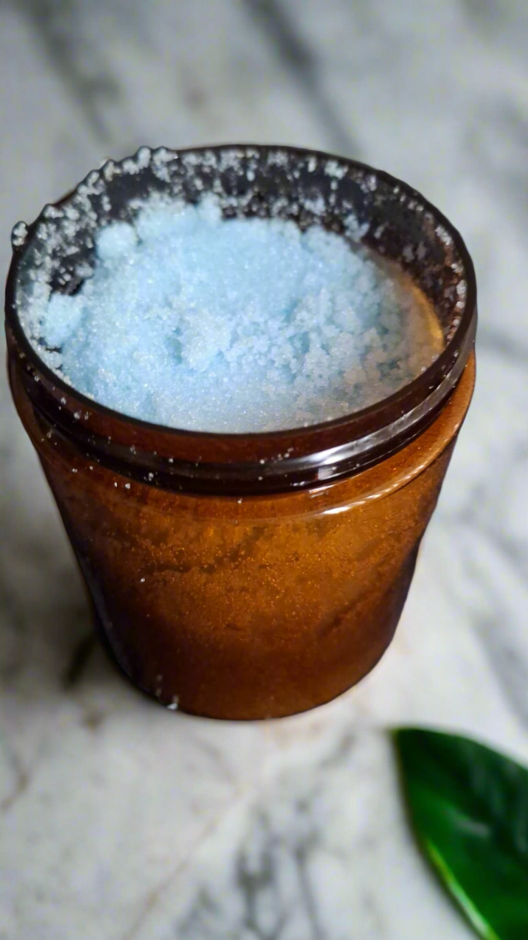 Blue De Chantel Shimmering Body Scrub