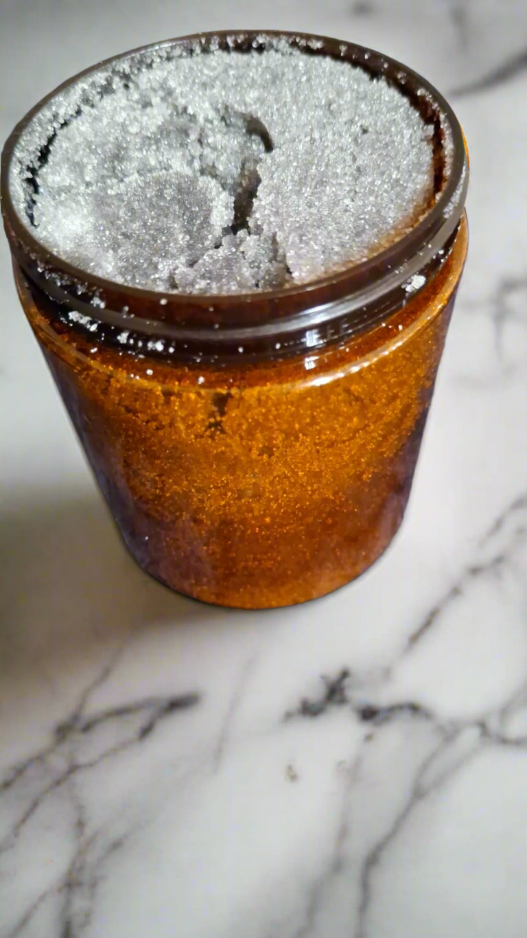 Midnight Bourbon Shimmering Body Scrub